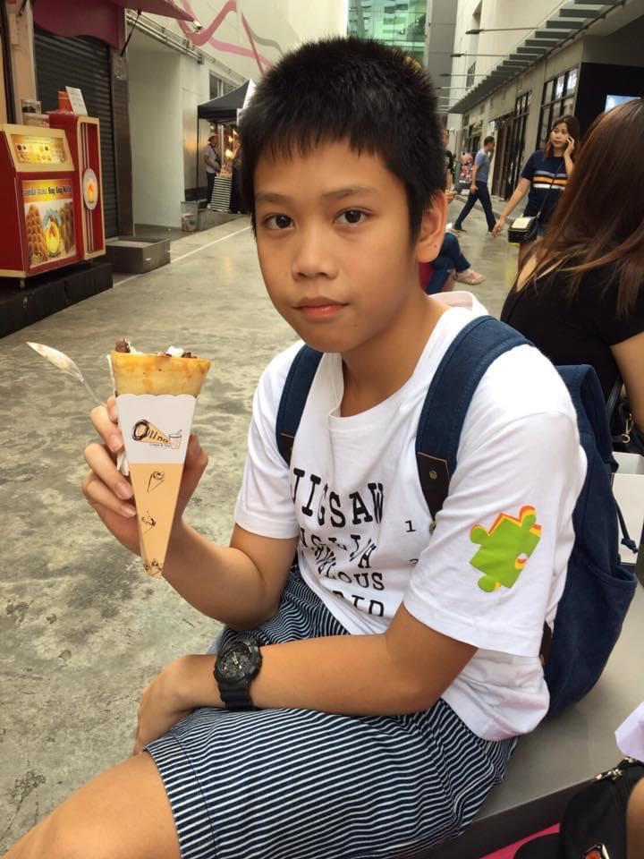 ออดี้ตอนเด็ก สมัยเรียนพิเศษ